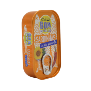 Bom petisco - sardines hot oil 30x120gr