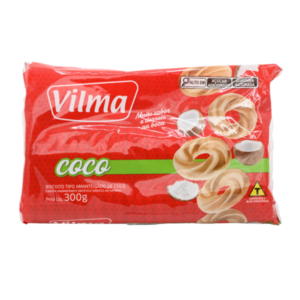 Vilma - Shortbread Cookie - Coconut - 20x300gr - (Amanteigado)