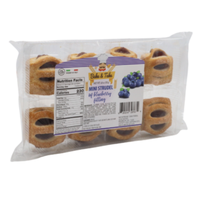 Bake  amp; Take - Mini Strudel - BLUEBERRY 24x135g.