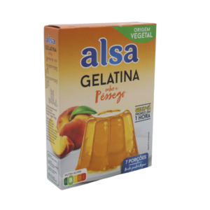 Alsa -Peach gelatin 8x105gr